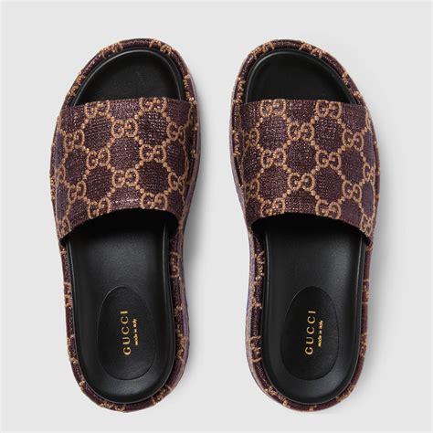 gucci all fur slides|Gucci women's slides clearance sale.